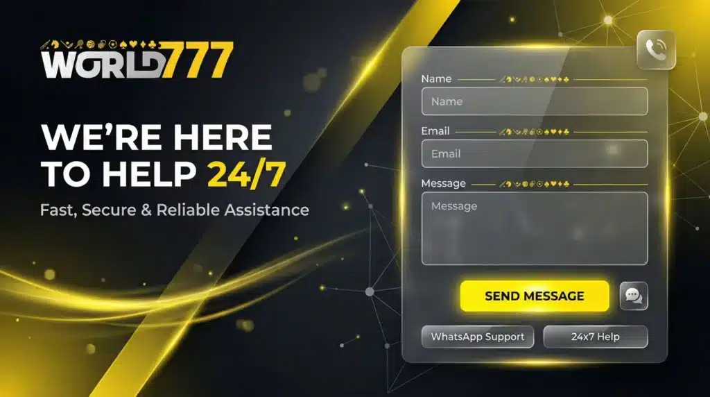 World777 Contact Number