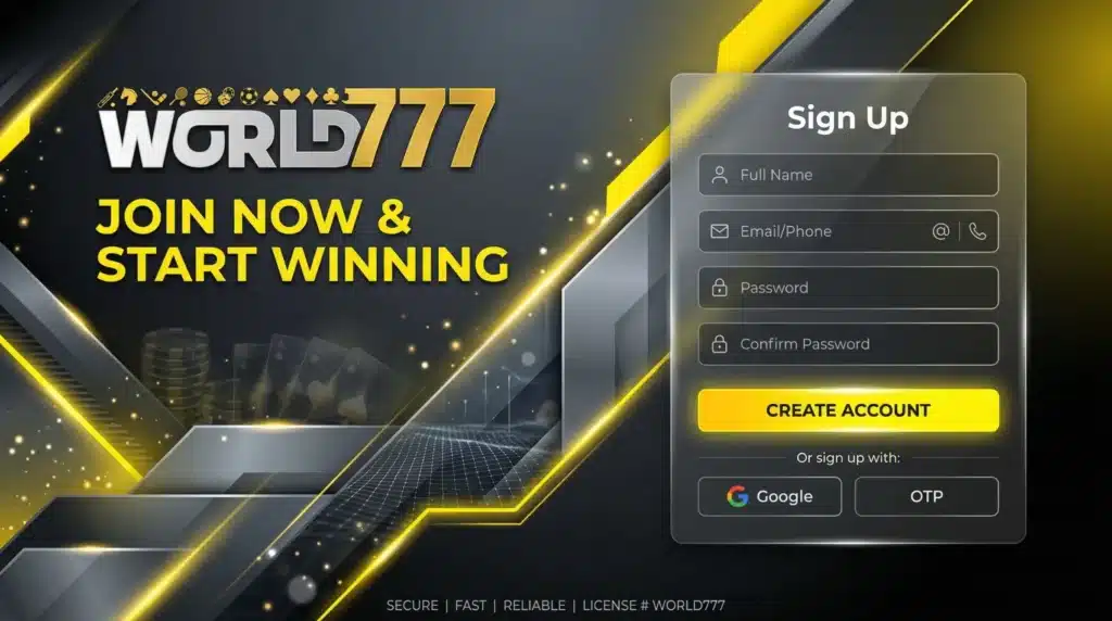 World777 sign up