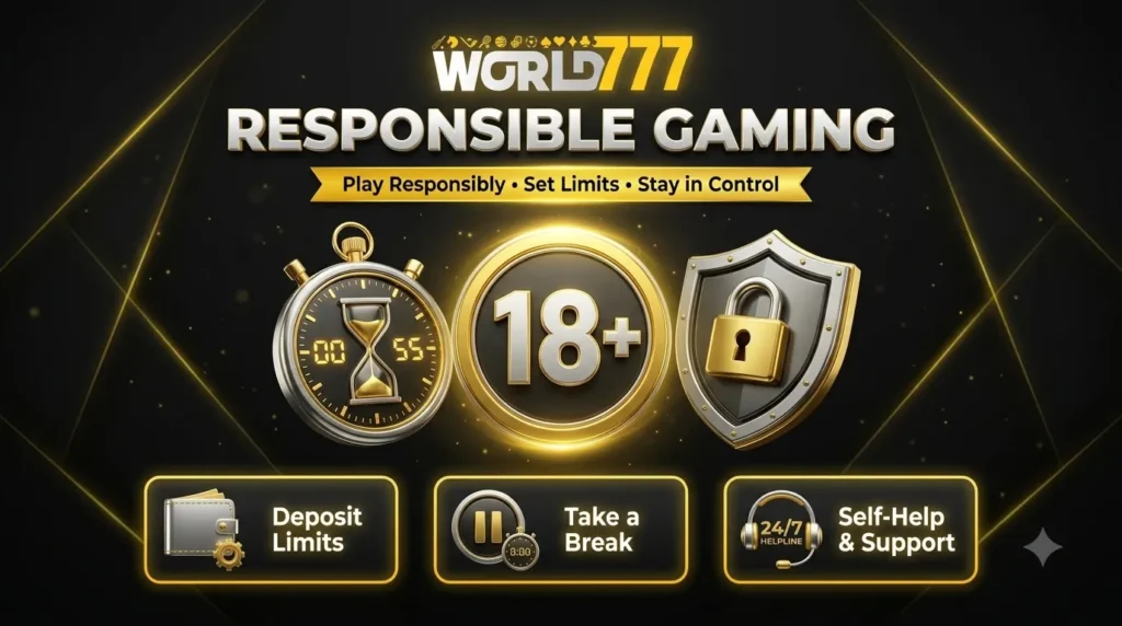 Responsible Gaming 1 World777 now id